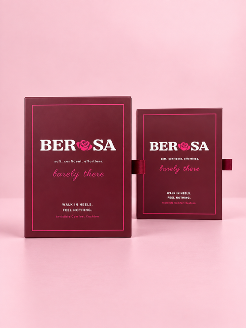 BEROSA Gel Pads 2er Bundle mit vier transparenten Pads
